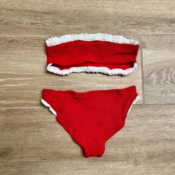 Hunza G Tracey Frill Bikini Set - Picture 5 of 7